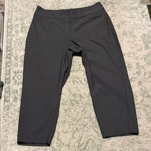 Apt. 9 Gray Cropped Ankle Pants with Slim Fit